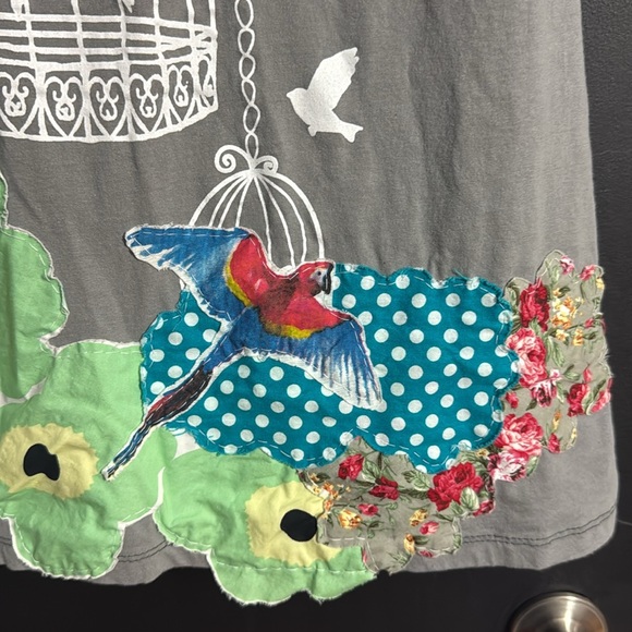 No Brand Appliquéd Bird Tunic Tank No Size - Picture 5 of 5